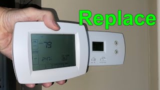 Honeywell thermostat replacement. by YourSelf 167,822 views 2 years ago 6 minutes, 15 seconds