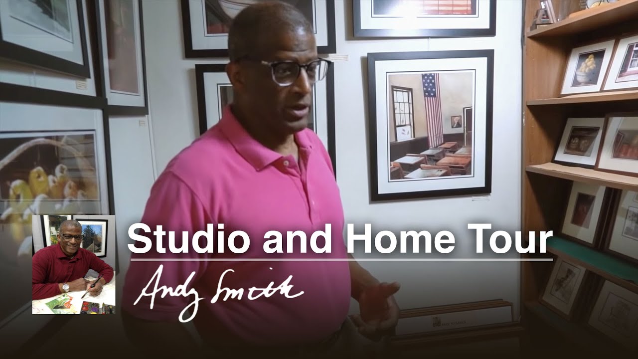Andy Smith artist ~  Studio and Home Tour