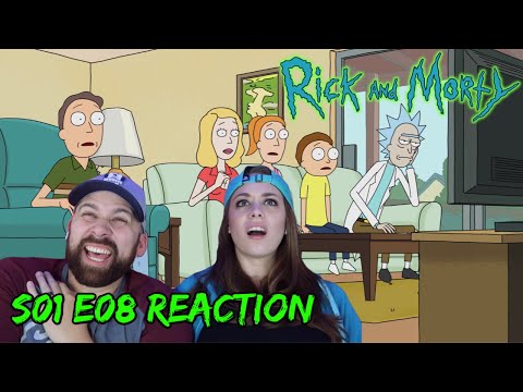 Rick and Morty S01 E08 "Rixty Minutes" - REACTIONS ON THE ROCKS!