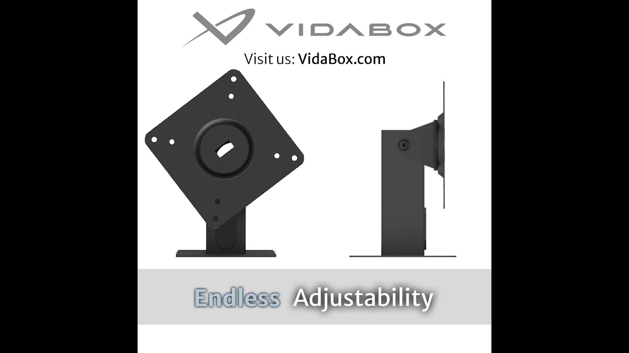 360 Rotate & Tilt - Adjustable iPad tablet mount | VidaBox VidaMounts [Quick Overview - 360TSUR]