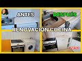 Cómo Renovar Tu Cocina Pequeña con POCO PRESUPUESTO | cambio real Antes y después 1/3
