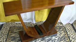 Texas art deco tables - deco console tables, deco hall tables Houston