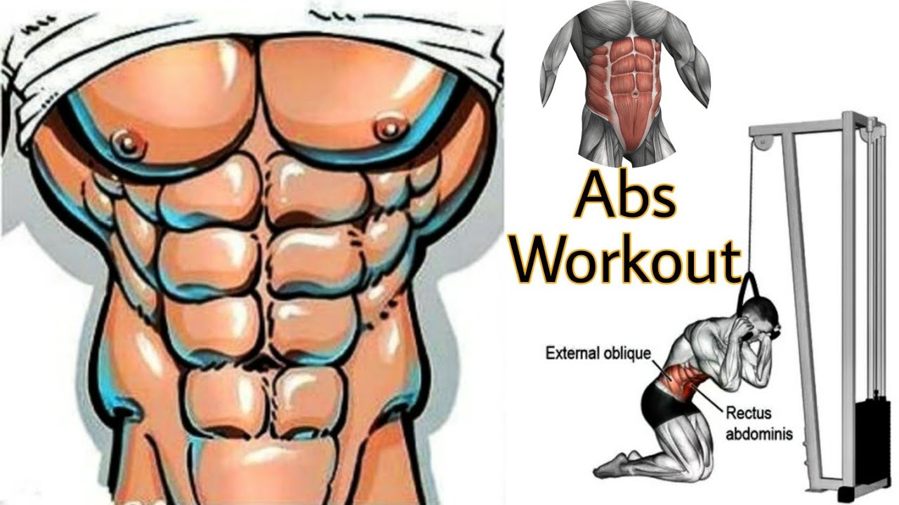 تمارين البطن في الجيم لعضلات بطن اكثر بروزا Abs Workout At Gym For