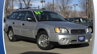 Used Cars Under $10,000|2004 Subaru Outback AWD|Silver|$8,900*|Longmont-Denver|Fisher Auto|#146476A