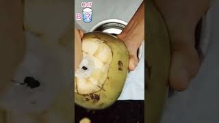 Measuring tender coconut water🥛🤔 #tendercoconut #coconutwater #healthydrink #shorts #youtubeshorts