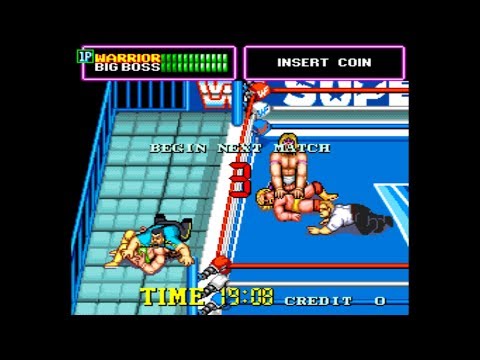 WWF Superstars Arcade Longplay 1989 - The Ultimate Warrior and The Big Boss Man