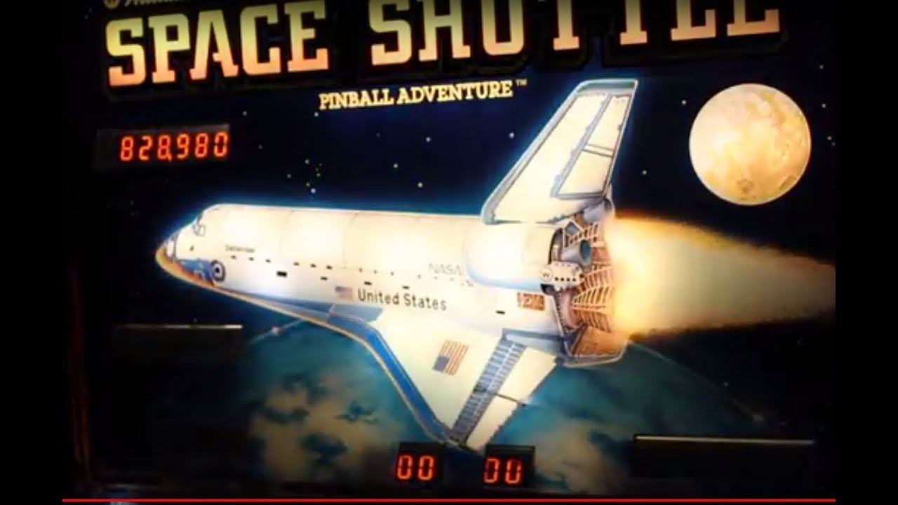 Space Shuttle Pinball Machine (Williams) 1984