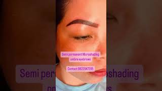 Permanent Microbladng Microshading ombré eyebrows youtube makeup microbladingeyebrows viral