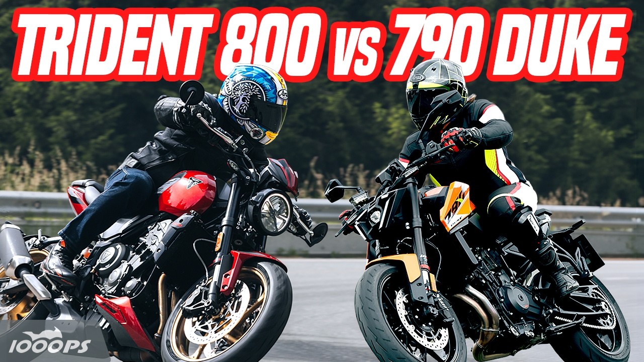 KTM 790 Duke oder Triumph Trident 800: Welches Naked Bike passt zu dir?