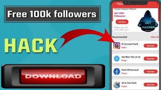 How to download Hack Everything apk | Hack Insta , followers, likes, Facebook screenshot 5