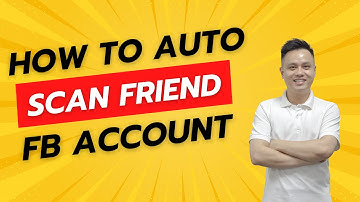 How To Auto Scan UID Of Friend From A Profile | Tool Auto Scrape Facebook Account