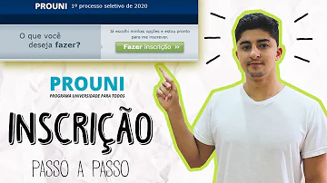 Como faz para concluir a inscrição do Prouni?