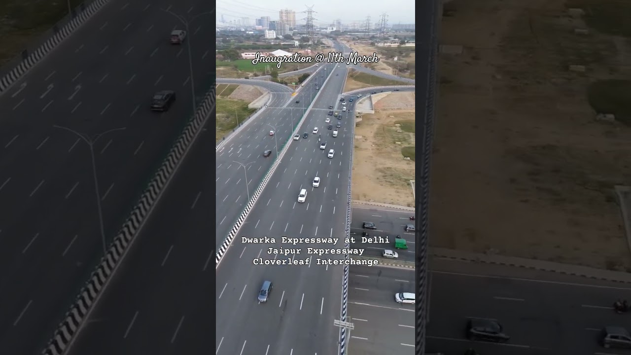 Dwarka Expressway Cloverleaf intersection at NH-48 | Inaugration on 11th March 
