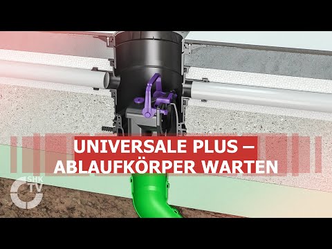 Kessel: Wartung des Ablaufkörper beim Kellerablauf | SHK-TV Montage