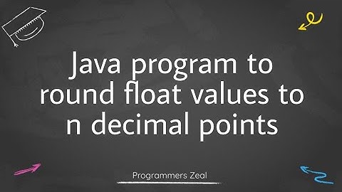 Java Program to Round a Number to n Decimal Places