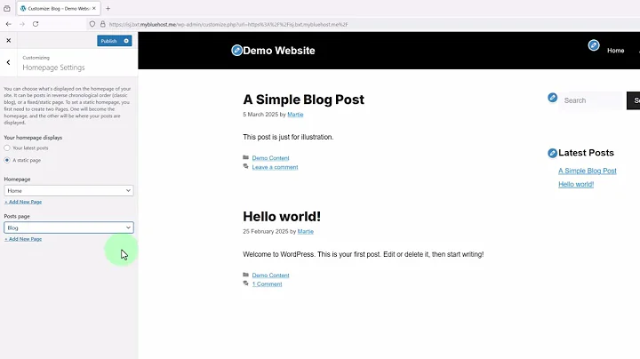 How To Create A Home Page in WordPress (Edit Front Page)