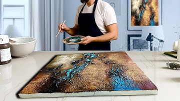 Mastering TEXTURED ABSTRACT Art / ACRYLIC Painting / Canvas Tutorial