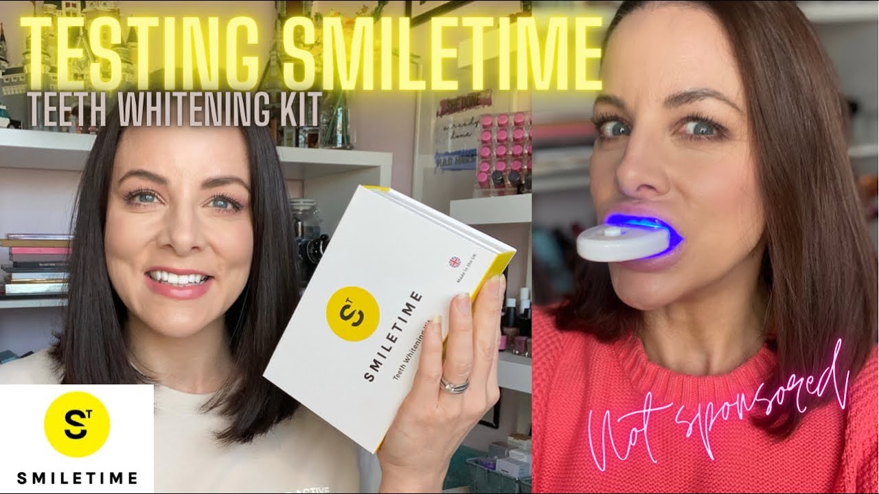 TESTING OUT SMILETIME HOME TEETH WHITENING KIT Whiten teeth with no