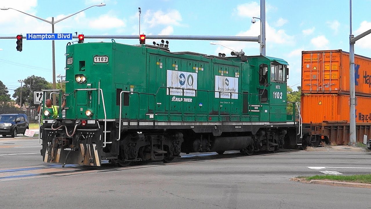 Genset Working the Norfolk International Terminals in Port of Virginia