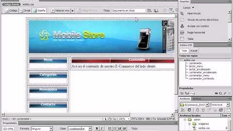 (DEMO) ECOMMERCE CON DREAMWEAVER CS4 + PHP + MYSQL - VIDEO 05