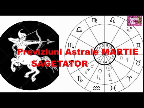 Previziuni Astrale MARTIE 2022- zodia SAGETATOR