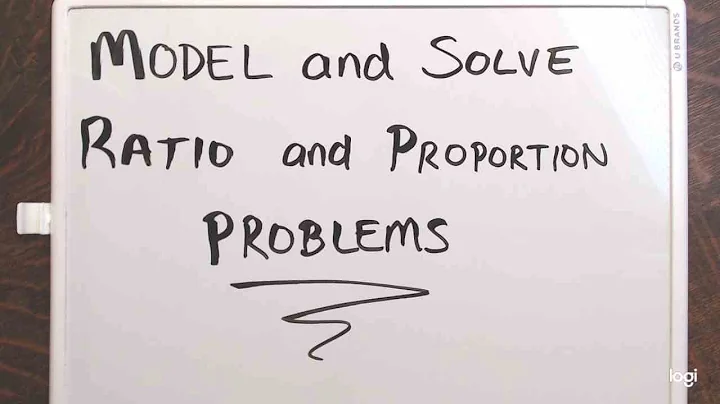 Model and Solve Ratio and Proportion Problems