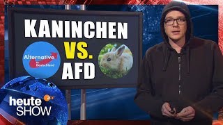 Nico Semsrott vergleicht sein Kaninchen mit der AfD