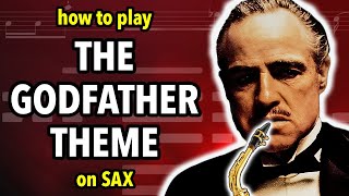 How to play the Godfather Theme on Saxophone | Saxplained Resimi