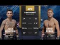 EA Sports UFC 6 Gameplay Max Holloway vs Drew Dober