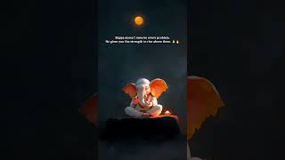 The Power of Faith 🙏 | Ganpati Bappa Gives Strength, Not Escape 💫 | #shortsfeed #shorts #viral #yt