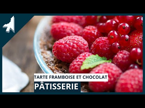 Recette de la tarte chocolat framboise - simple et délicieux