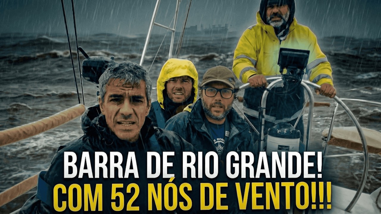 ⁣Enfrentando uma tempestade em um veleiro | Corte do #SAL #65
