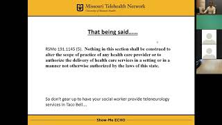 MO HealthNet Telehealth Webinar