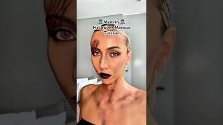 Easy & beginner-friendly Mummy Halloween Makeup Tutorial | Cheap Halloween costume idea #halloween
