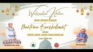 Download lagu [LIVE] WALIMATUL KHITAN 'ANANDA BIMO JOVIAN ELHASIQ' BERSAMA HABIB ABDUL QADIR MAULACHAILAH