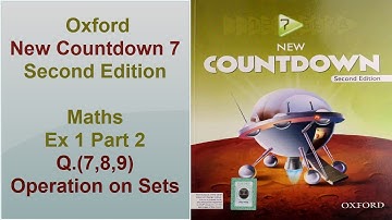New Countdown 7 Second Edition | Operation on Sets | Exercise 1 Part 2