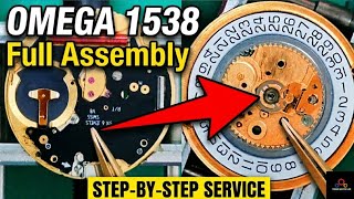 Omega Caliber 1538 (ETA 255.461) Full Rebuild | Watchmaker Precision Assembly