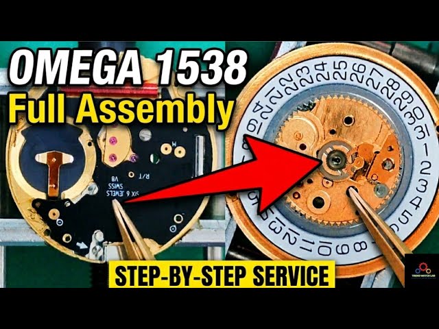 OMEGA　Repair Omega 1538 (ETA 255.461) Step-by-Step Movement Disassembly - YouTube