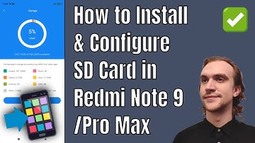 How to Install Memory Card in Redmi Note 9 / Redmi Note 9 Pro Max (Add more storage space)