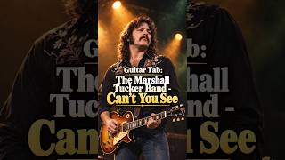Guitar Tab: Marshall Tucker Band - Can't You See #marshalltuckerband #guitartabs #toycaldwell