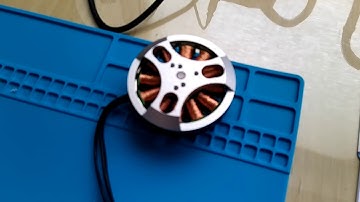 BLDC Controller with L6234 and STM32F303. First test of motor on slow rev.