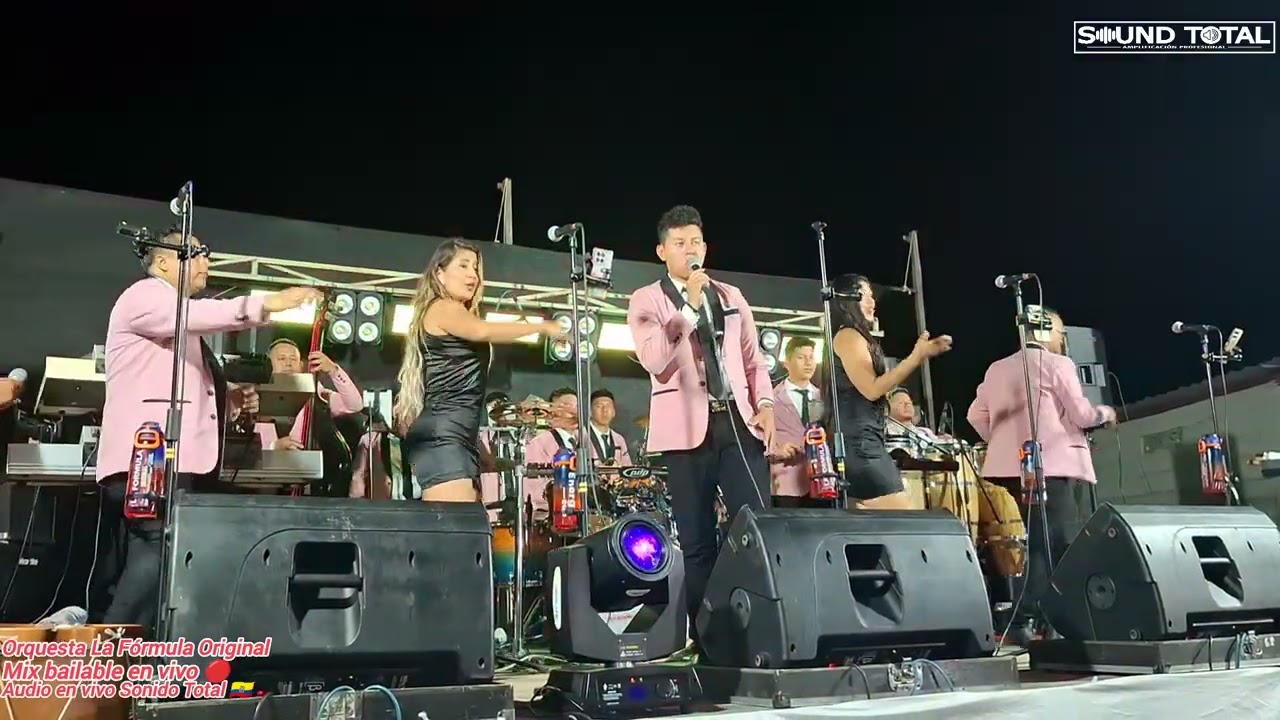 Orquesta La Fórmula Original - Mix cumbias (En vivo 🔴)