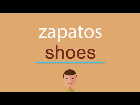 Cómo se dice zapatos en inglés