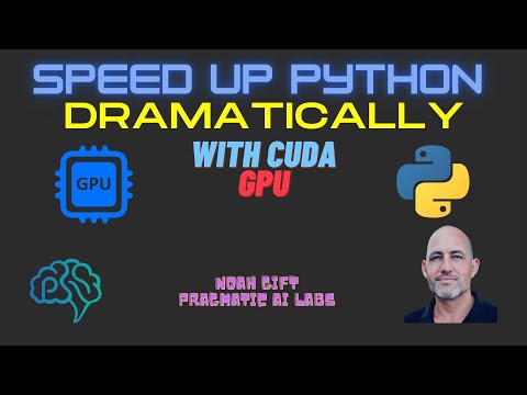 Learn to use a CUDA GPU to dramatically speed up code in Python.