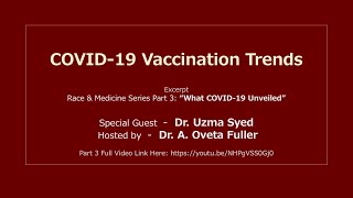 COVID-19 Vaccination Trends | Race & Medicine Part 3 Excerpt #7