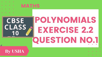 Exercise 2.2, Question no-1 (i,ii,iii,iv,v,vi) | Class 10 | Mathematics | Ncert | CBSE (polynomials)
