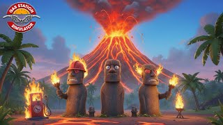 🌋 WHY IS VOLCANO ANGRY? 😱 | Gas Station Simulator #05