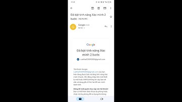 Cách bật tính năng xác minh 2 bước(2FA) trong tài khoản google