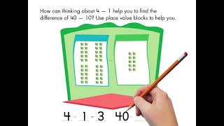 ENVISION GRADE 1 TOPIC 11.1: USE MODELS AND STRATEGIES TO SUBTRACT TENS: SUBTRACT TENS USING MODELS