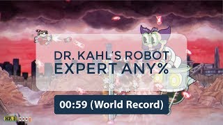 Cuphead - Dr. Kahl's Robot Expert Any% - (Former)World Record Speedrun 00:59 (Current Patch)